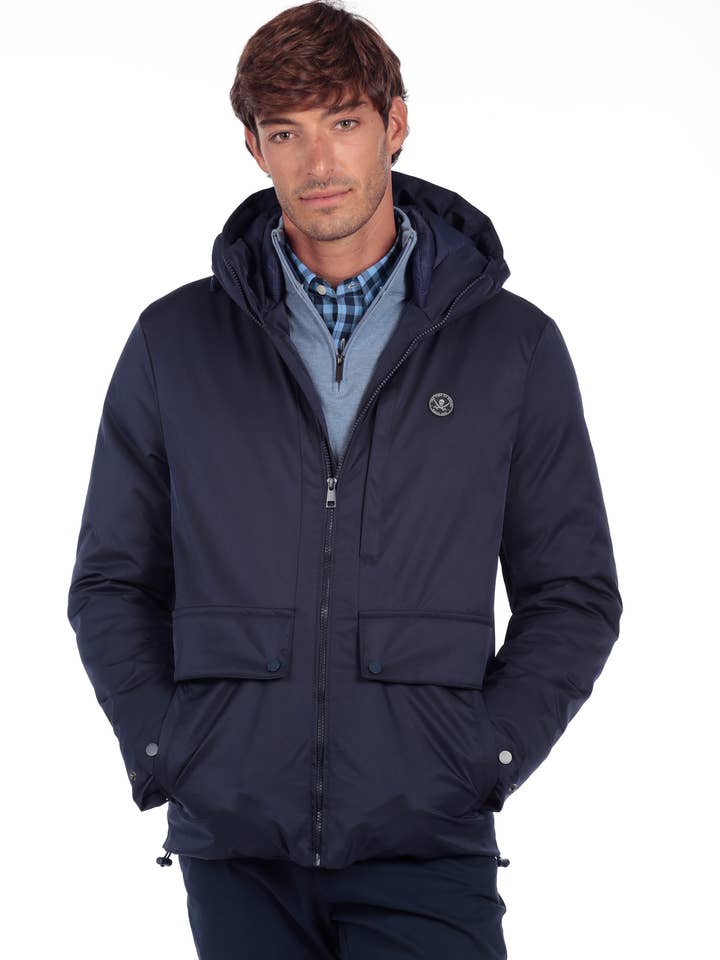 Parka Mountain Homme The Time Of Bocha QI1PMOUNTAIN-MARINO pour la vente par The Time of Bocha