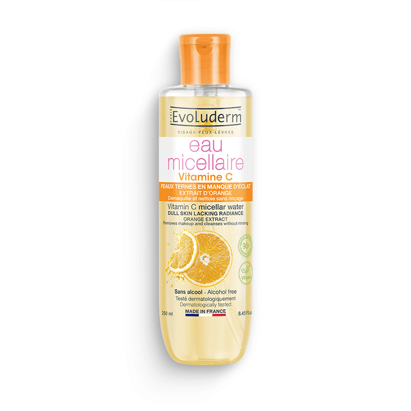 Evoluderm - Wholesale Makeup Remover - Micellar Cleansing Water Vitamin C9