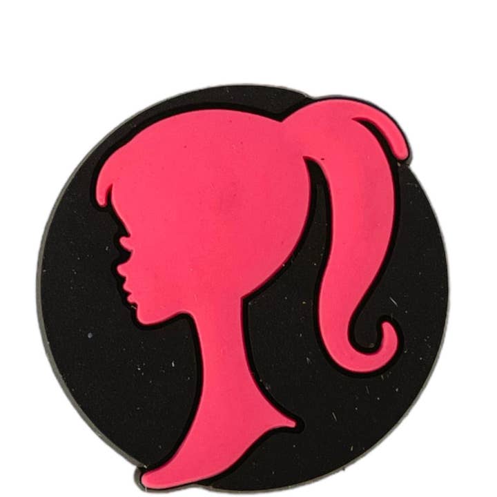 Barbie Head Croc Charm voor wholesale door Rogue Society Apparel®️