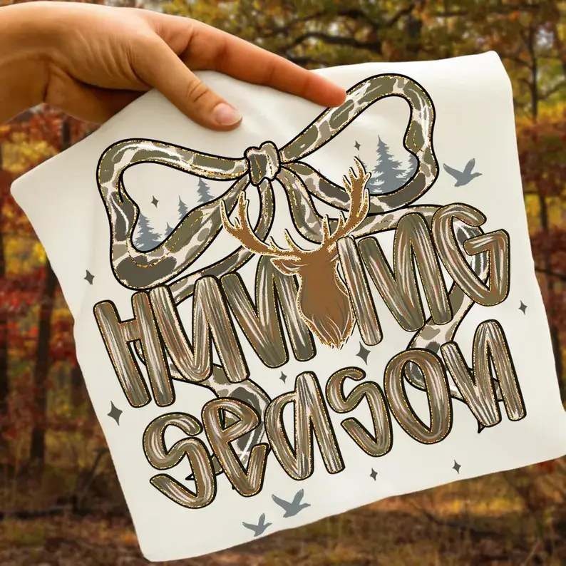 Funky Monkey - Wholesale T-Shirt (Graphic) - Women's - Hunting Season Short Sleeve Tee0