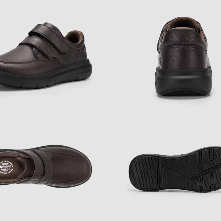 FitVille - Wholesale Lifestyle trainers – Men′s - FitVille Men's EasyTop Deluxe Dress Shoes V27