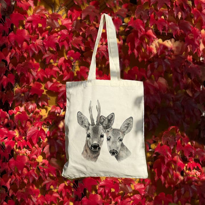 Gustav & Veronica - Tragetasche aus Bio-Baumwolle für den Großhandel von Charlotte Nicolin