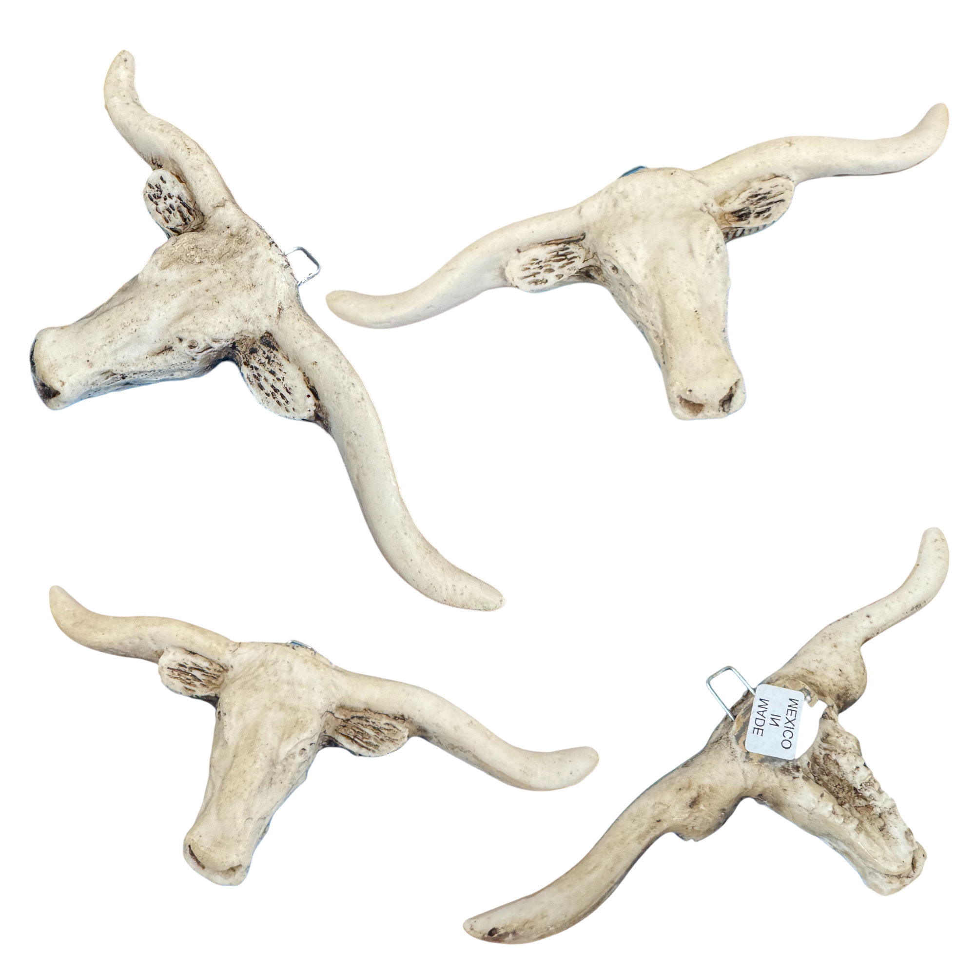 Wilco Home - Wholesale Ornament - Resin Longhorn Bust Ornament/Charm2