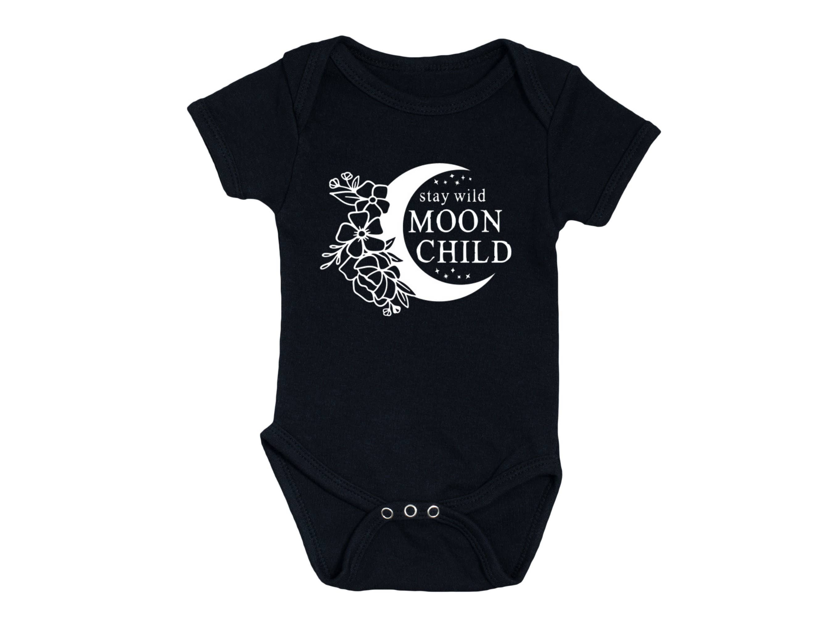 Milk Club Boutique - Wholesale Screen Printed T-Shirt - Kids - Stay Wild Moon Baby Bodysuit, Boho Toddler T-Shirt7