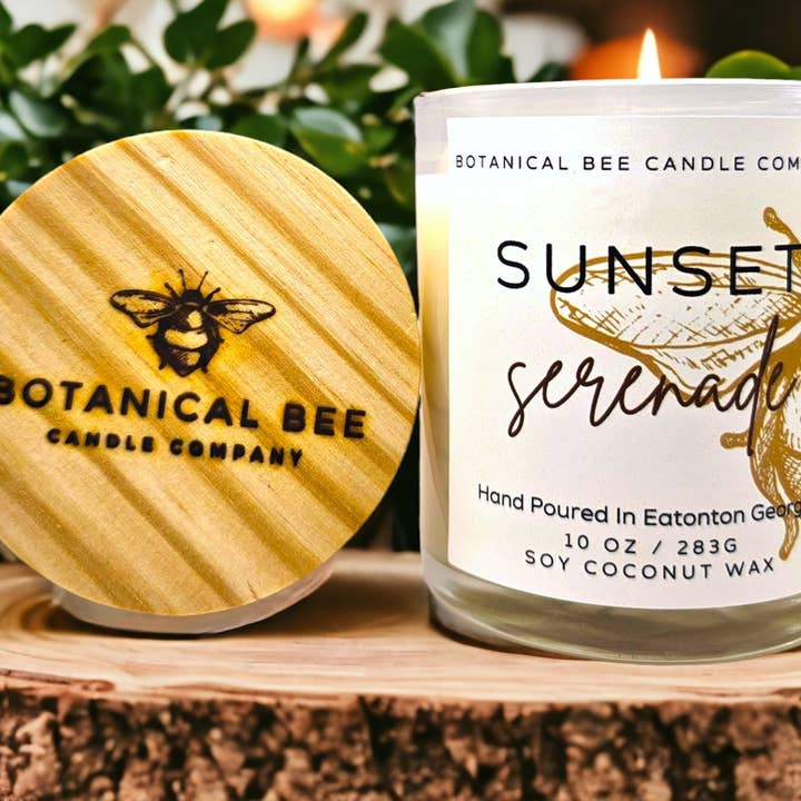 Sunset Serenade for wholesale by Botanical Bee Candle Company LLC