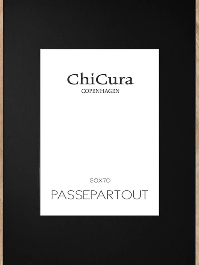 Passepartout Black - 40x50cm (Image: A3) for wholesale by ChiCura Copenhagen