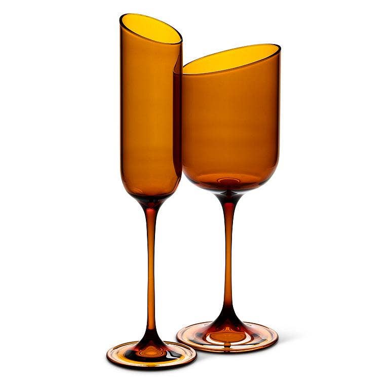 Abbott - Wholesale Wine Glass - Angle Cut Goblet-8.5"H(12oz)8