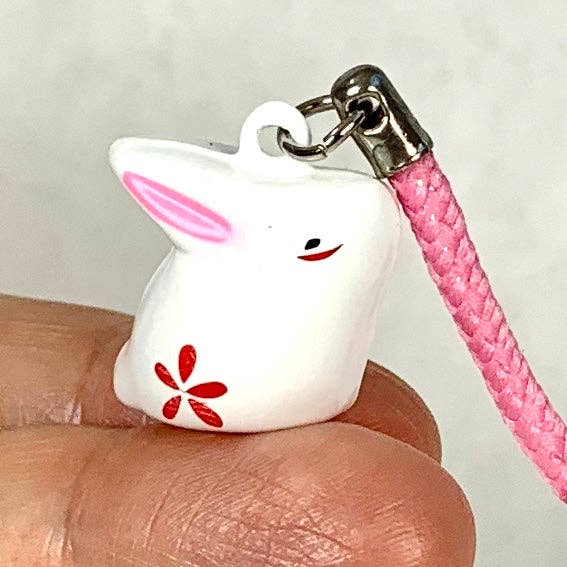 BCmini - Wholesale Keychain - Unisex - 70585 White Rabbit Brass Bell-102