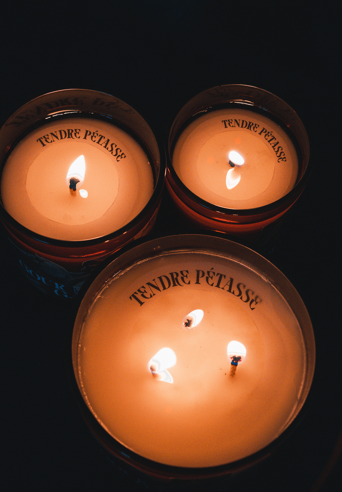 Gourgandine bougies - Wholesale Jar/Filled Candle - Orange blossom sugar coffee message candle, rapeseed wax5