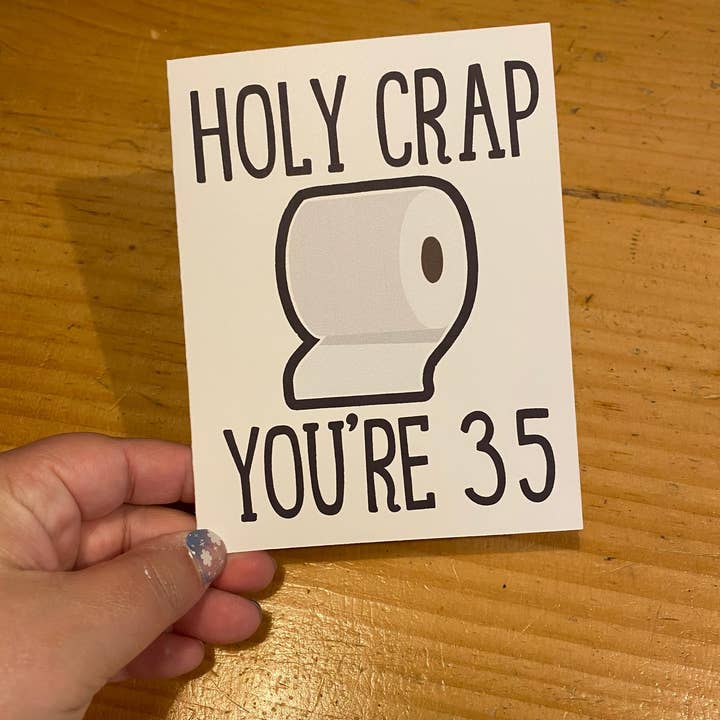 Jewels For Hope - Vente Cartes d'anniversaire - Carte d'anniversaire en papier toilette drôle - Milestone Birthdays4