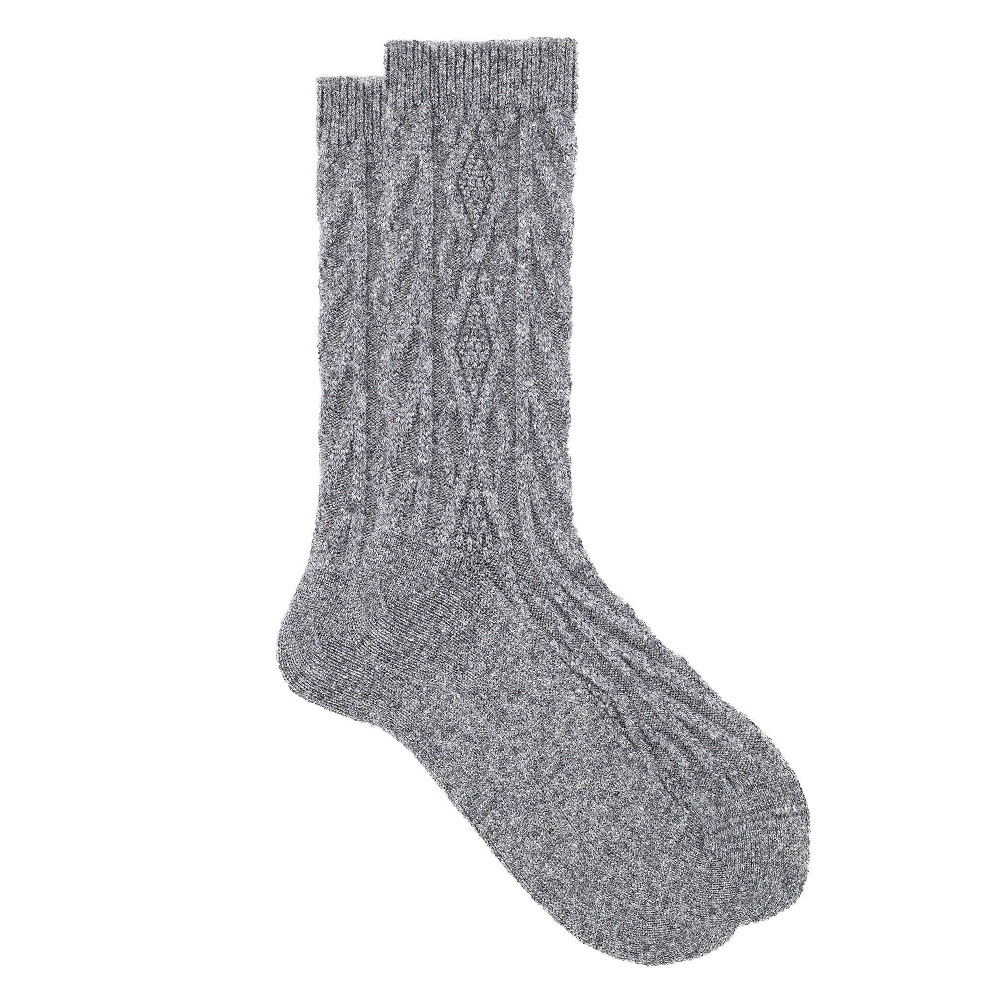 iLux – wholesale Socks – Women's – Demi - Cozy Cashmere Silk Jacquard Crew6