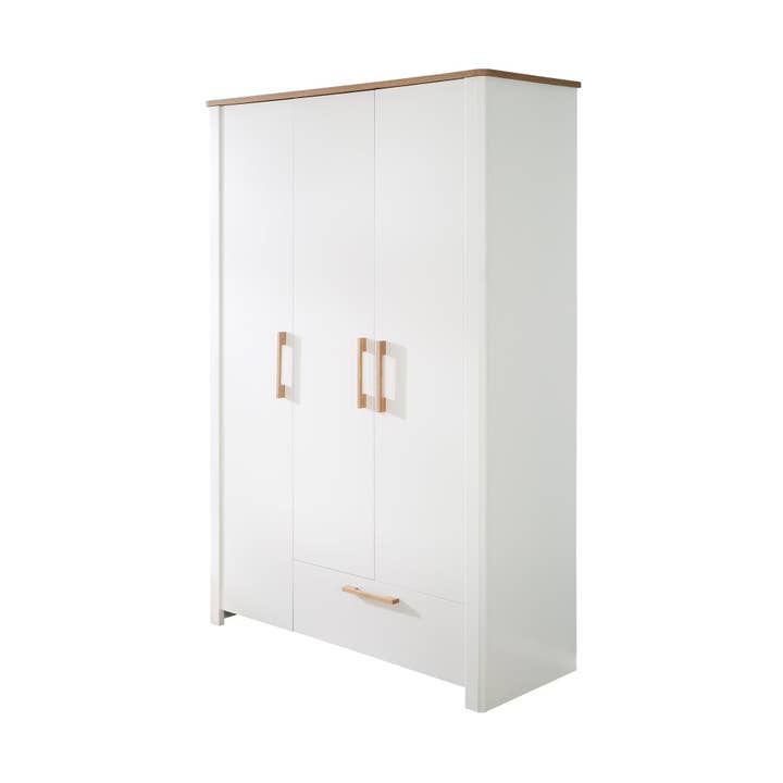 ROBA Wardrobe Ava 3-door White Artisan Oak for wholesale by roba kids