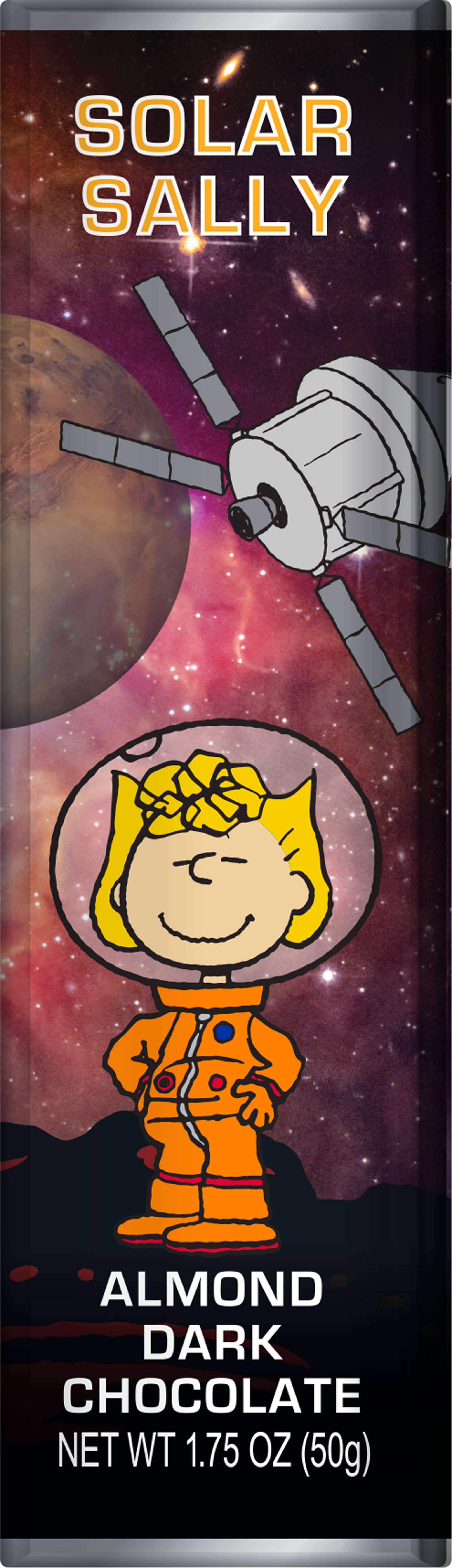 Astor Chocolate Corp. - Wholesale Chocolate Bar - Snoopy Peanuts Gang space theme chocolates 5-bar gift pack 5