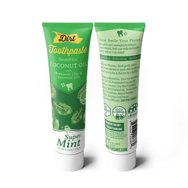 The Dirt Personal Care - Wholesale Toothpaste - Coconut Oil Toothpaste4