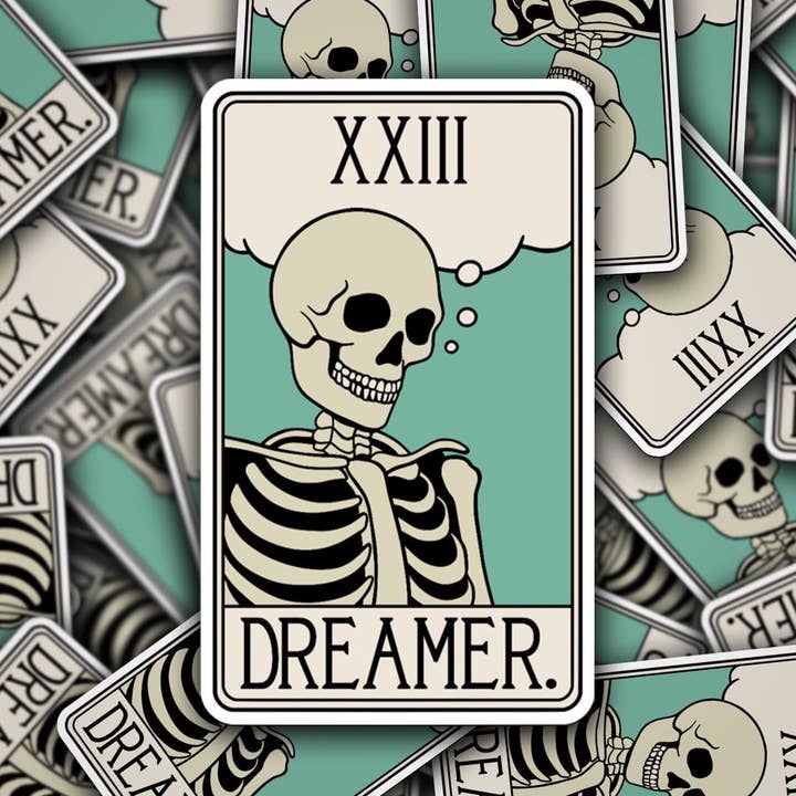 Dreamer Tarot Card Vinyl Sticker for wholesale by Simply Toni Treasures