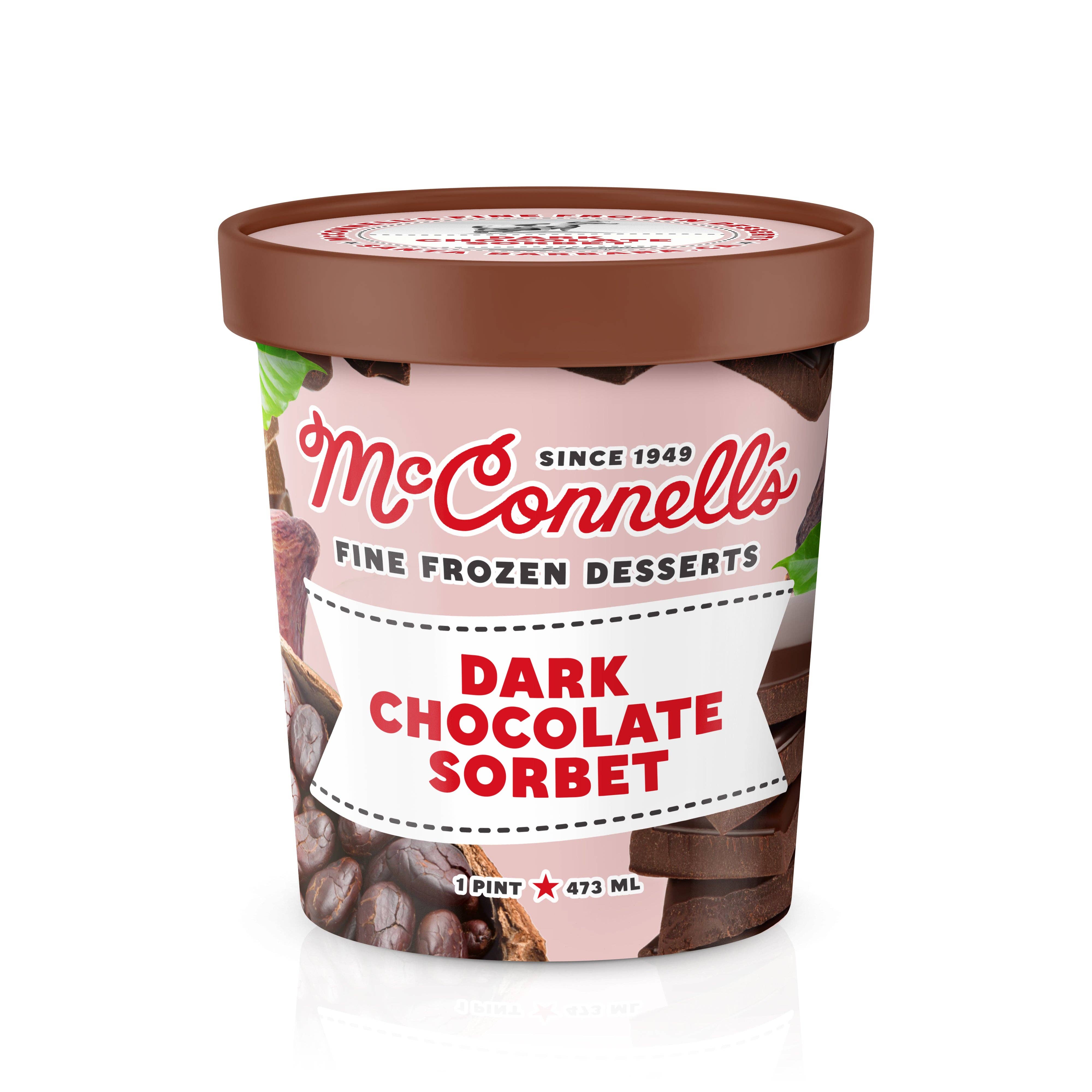 McConnell's Fine Ice Creams - Wholesale Ice Cream/Sorbet - Dark Chocolate Sorbet1