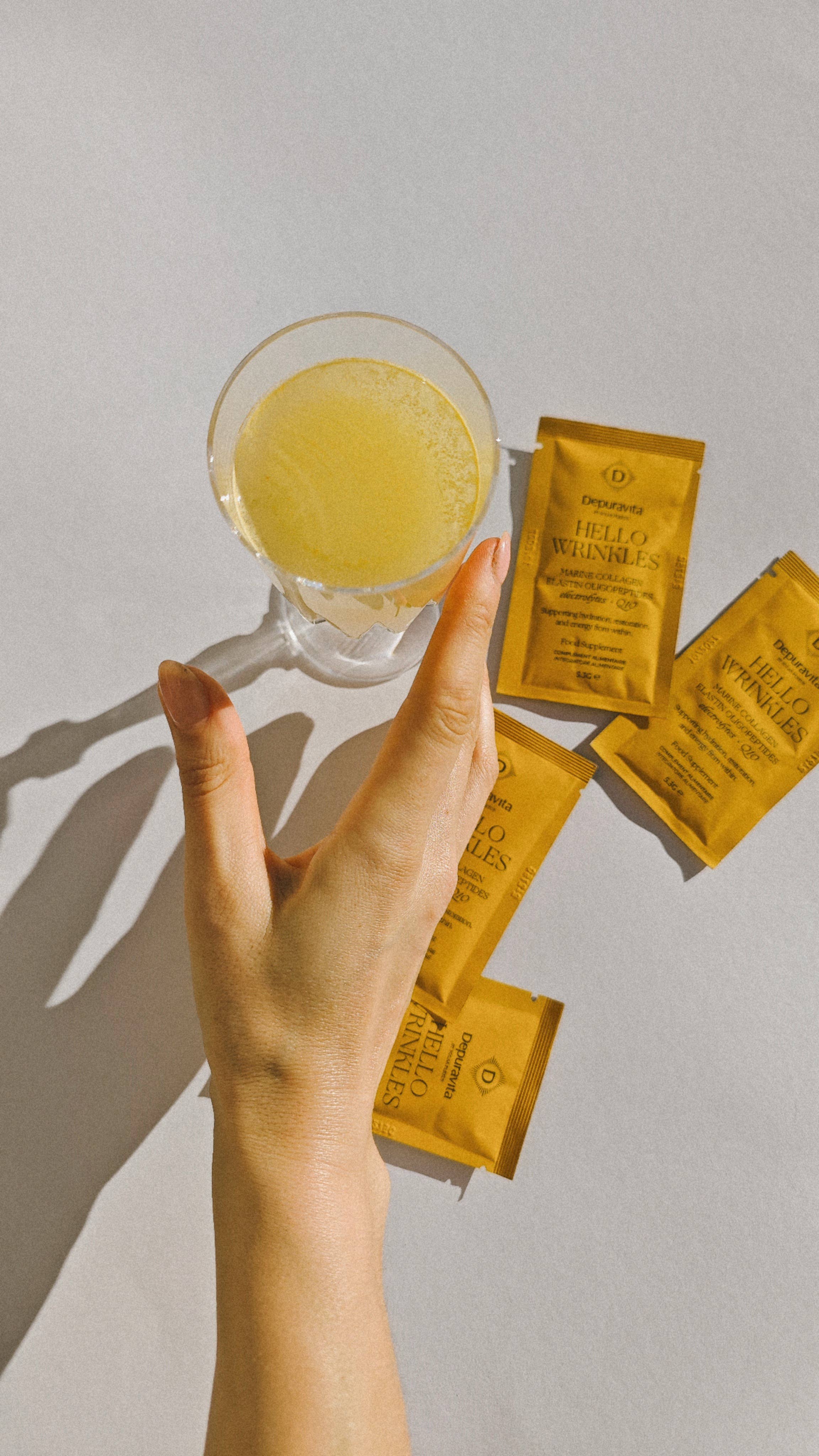 Depuravita - Vente Supplément oral/vitamine - Hello Wrinkles 3.0 – Élixir Anti-Âge au Collagène Marin6