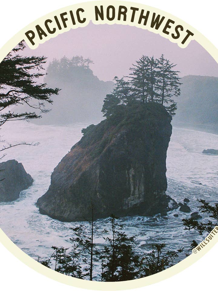 Pacifique Nord-Ouest
4 pouces de diamètre Autocollant pour la vente par Will Suiter Photography & Studio