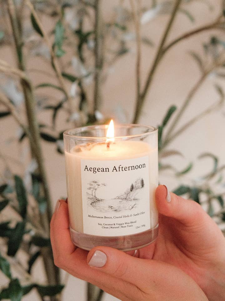 Ægæisk Eftermiddag for engroshandel hos Tranquil Bliss Candles