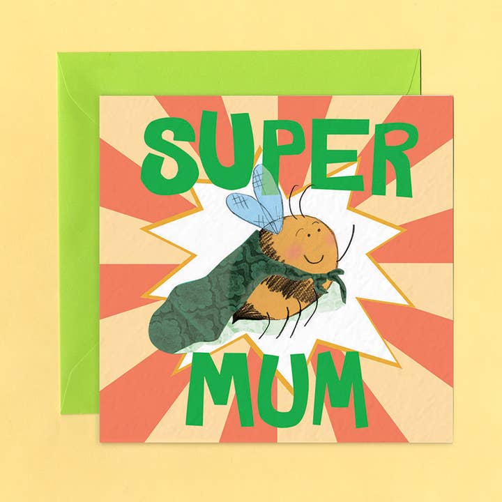 Super Mum Bee for wholesale by Half Pint Print