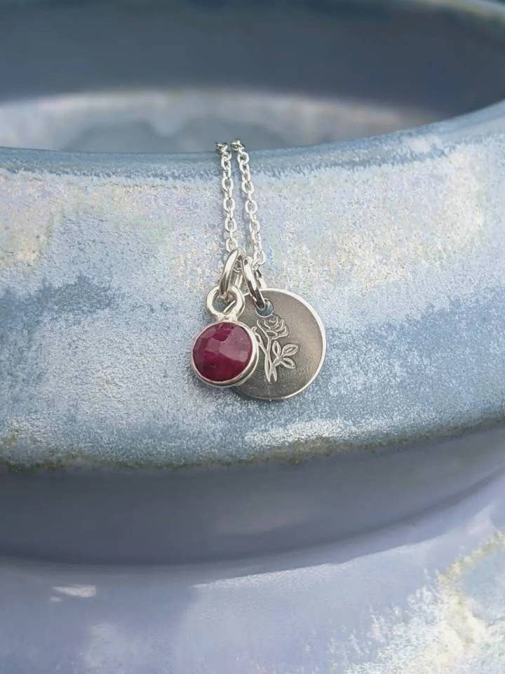 Collar con flor de rosa para venta al por mayor de Freya Adventure Awaits