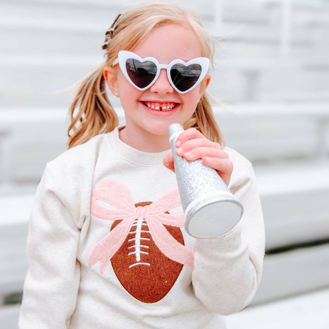 Sweet Wink - Vendita all'ingrosso Felpa - Bambini - Felpa con Toppa da Calcio Coquette - Abbigliamento per Ragazze2