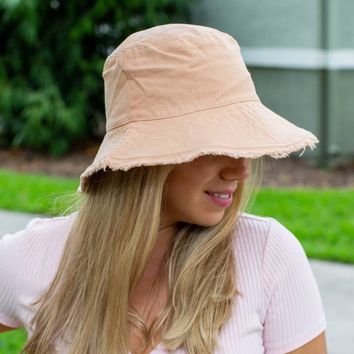 Lelaffet – Engroshandel Bucket hat - Dame – Sommerhat, solhat, kvinders vintage strandhat - økologisk8