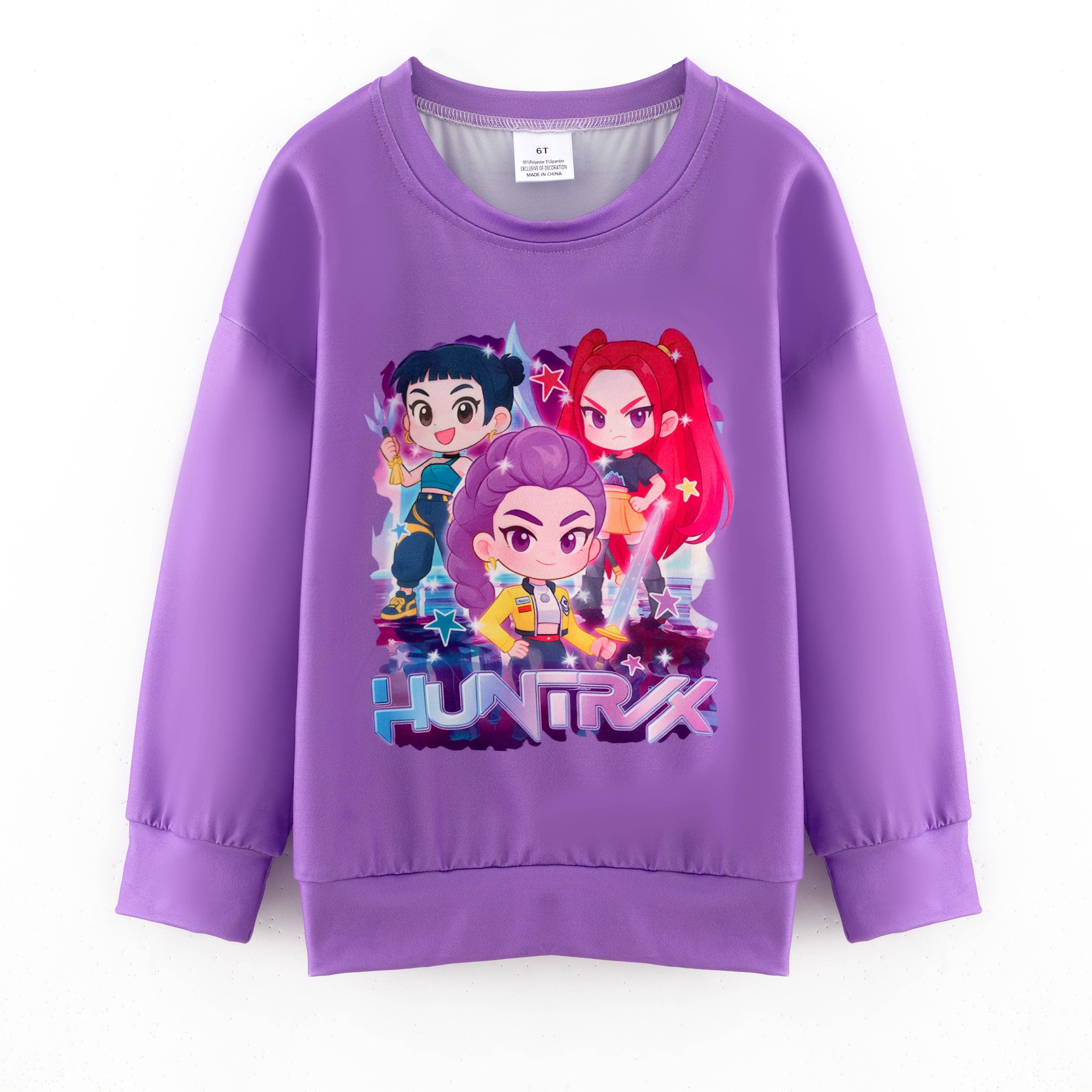 Auraquise - Wholesale Sweatshirt - Kids - Girls Popular Kpop Demon Hunter Printed Sweatshirts Collection1