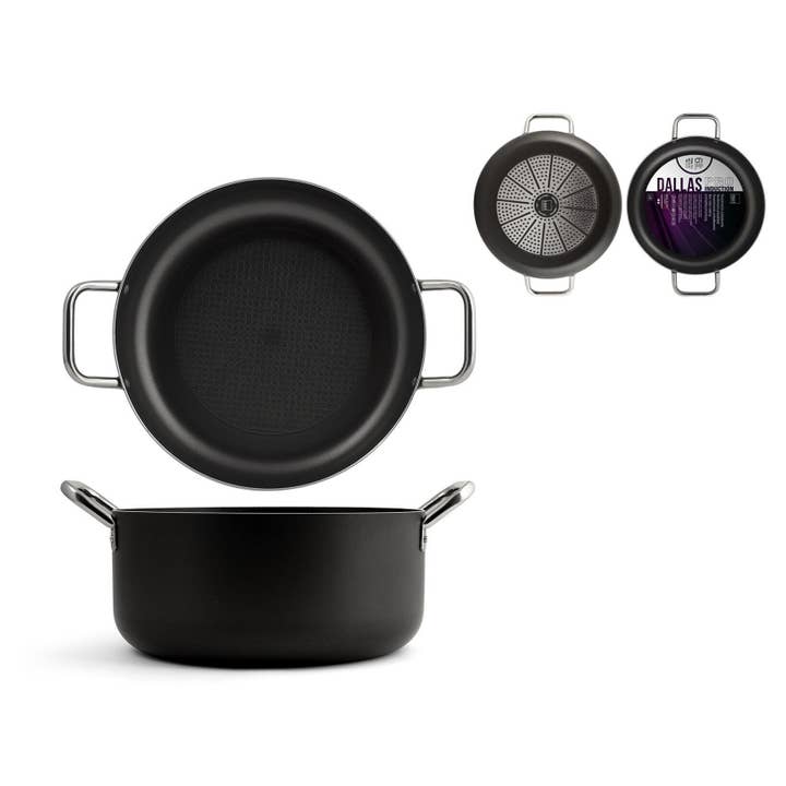 Caçarola Dallas Pro Antiaderente em Alumínio 32 cm por atacado de H&H