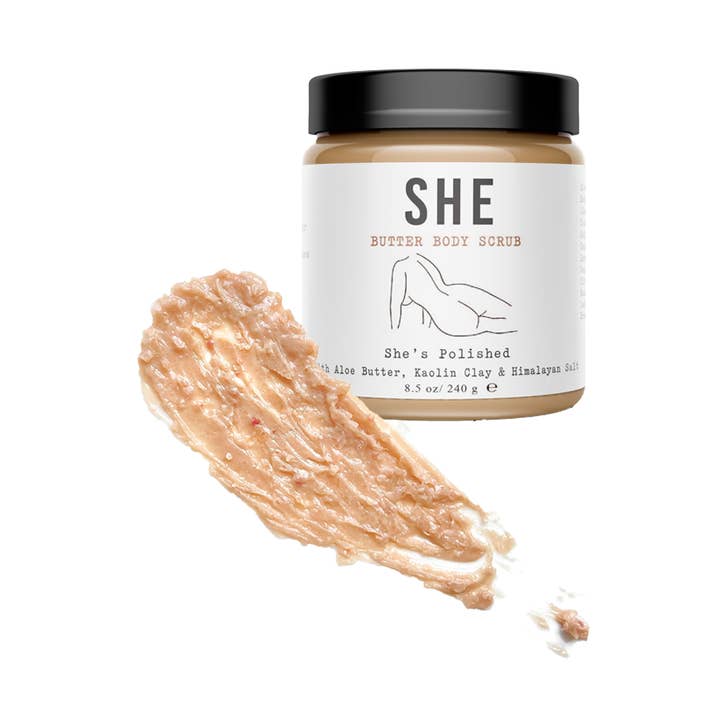 Butter Body Scrub for wholesale by SHE Skin + Body