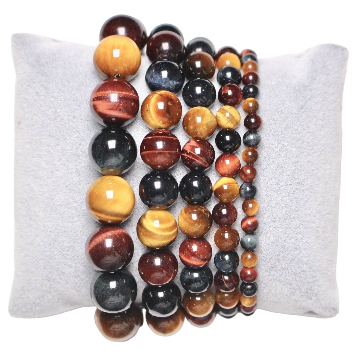 Foliesbijoux – Großhandel Perlenarmband – AA+ Armband mit drei Edelsteinarten1