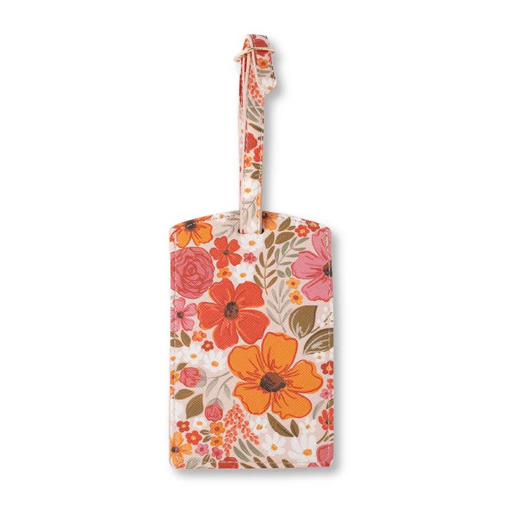 Etichetta per bagagli Rosewood Blooms per la vendita all'ingrosso da parte di Elyse Breanne Design