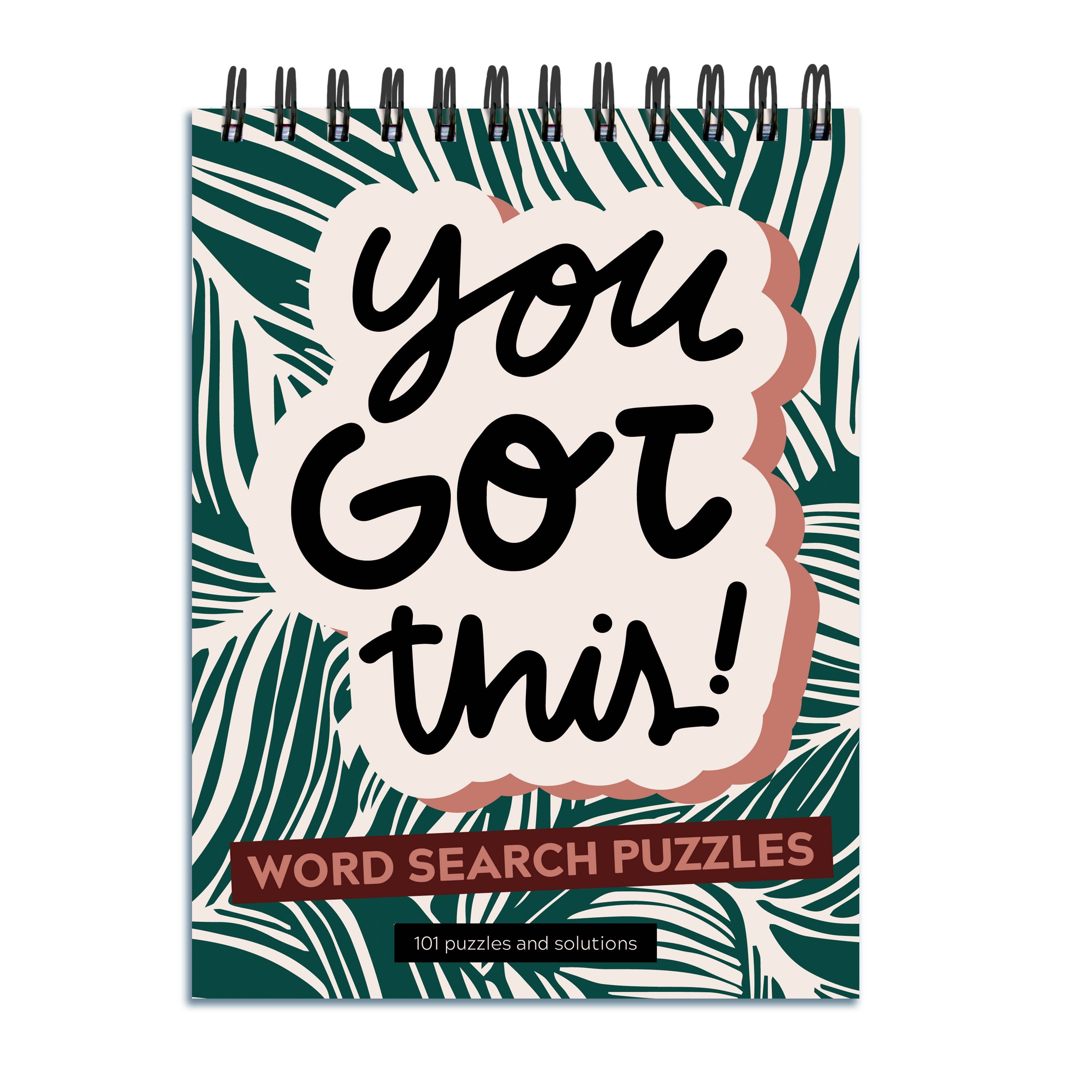 TF Publishing - Paper Goods - Wholesale Puzzle - Adult - You Got This Word Search Book Spiral Puzzle Pad4