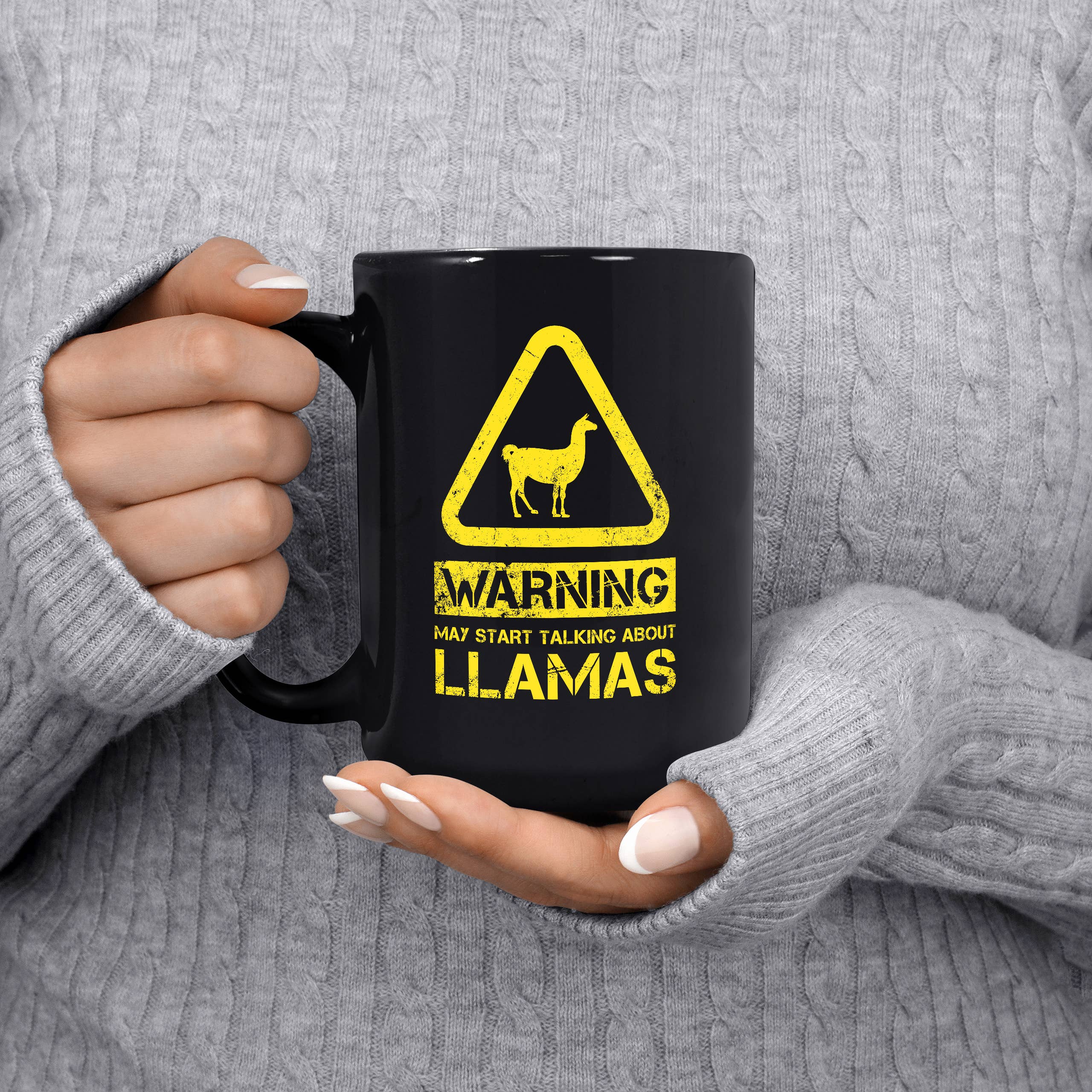 Mug Monster - Vente Tasse à café - Mug lama - Warning May Start Talking About Llamas13