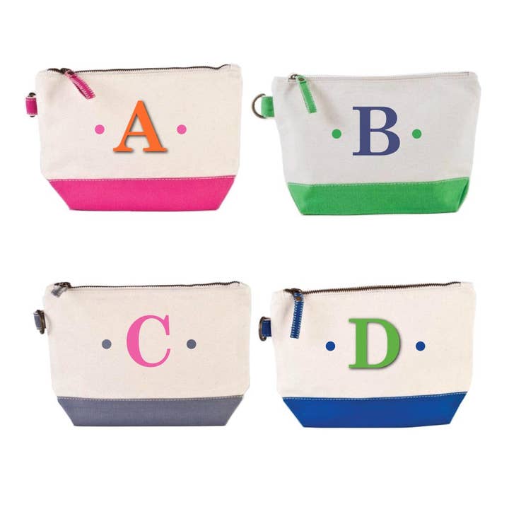 INITIAL DOODLE POUCH PROGRAM for wholesale by Donovan Designs