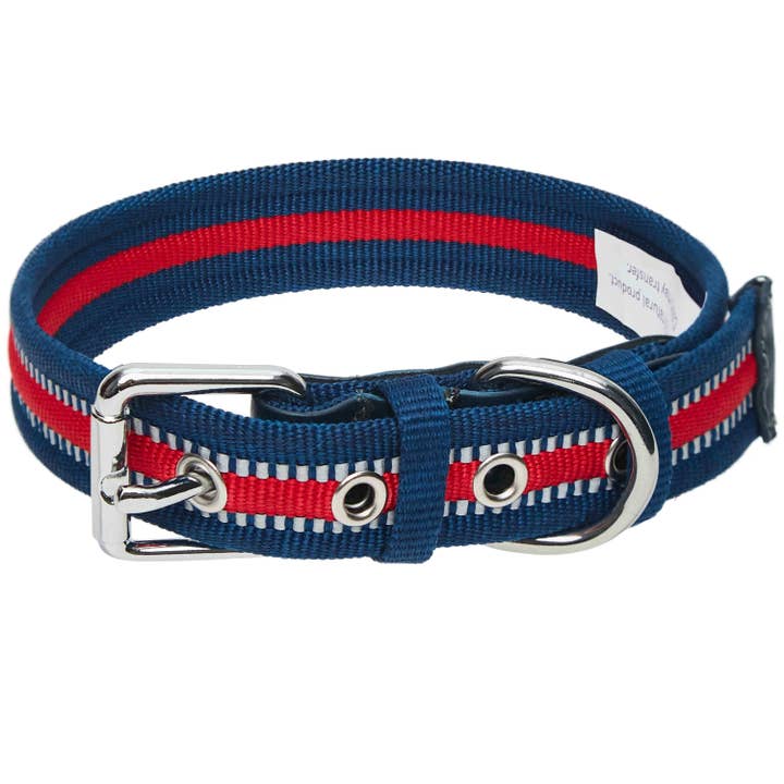Blueberry Pet – wholesale Halsband - Hund – 3M Reflekterande Randig Hundhalsband – Hållbart & Stilfullt11