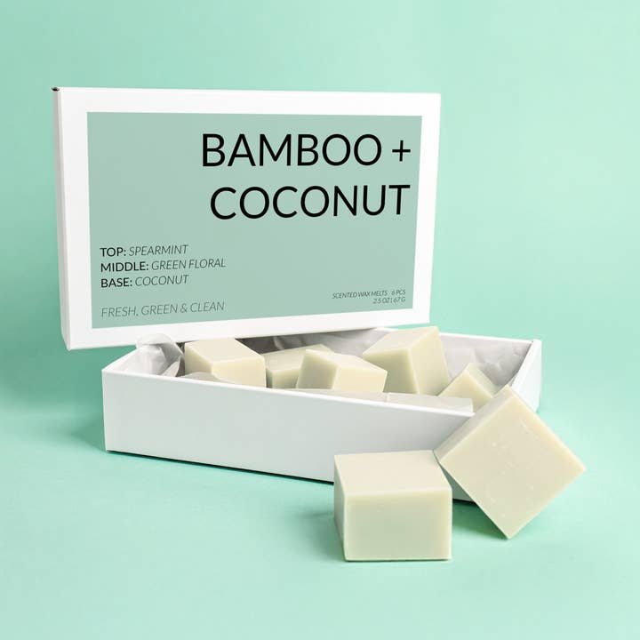 Bamboo + Coconut Coconut Soy Wax Melts for wholesale by Scentifica