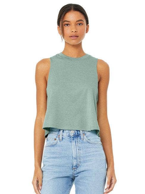DressesMax - Wholesale Tank Top - Women's - Bella + Canvas Ladies' Racerback Cropped Tank 6682
