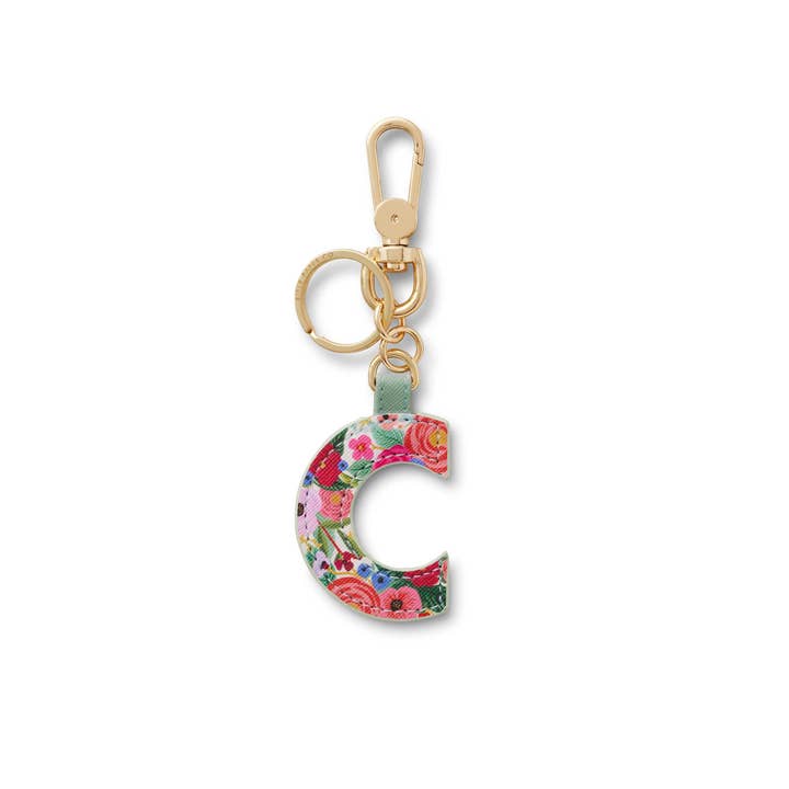 Rifle Paper Co. - Wholesale Keychain - Women's - Garden Party Monogram Key Ring