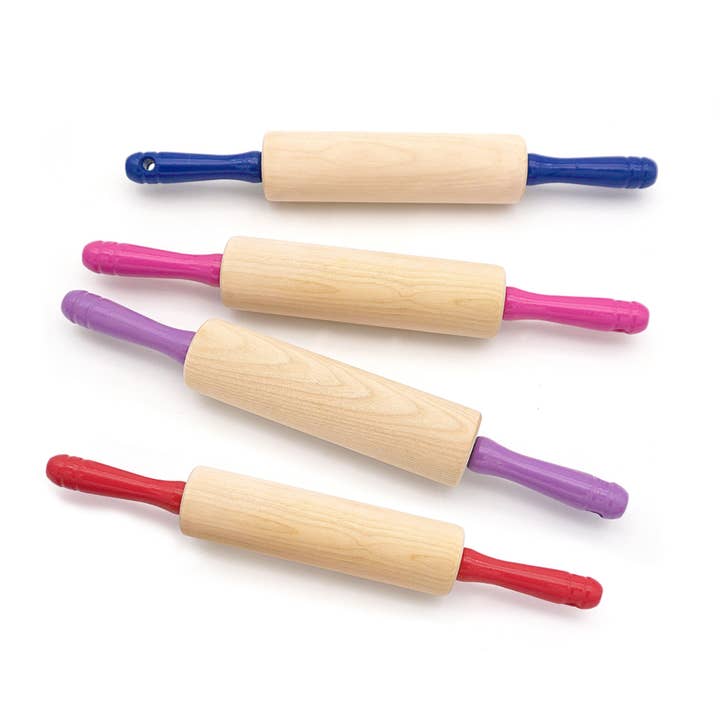 Rolling Pins-Colored Handles-MIXED CASE for wholesale by JK Adams