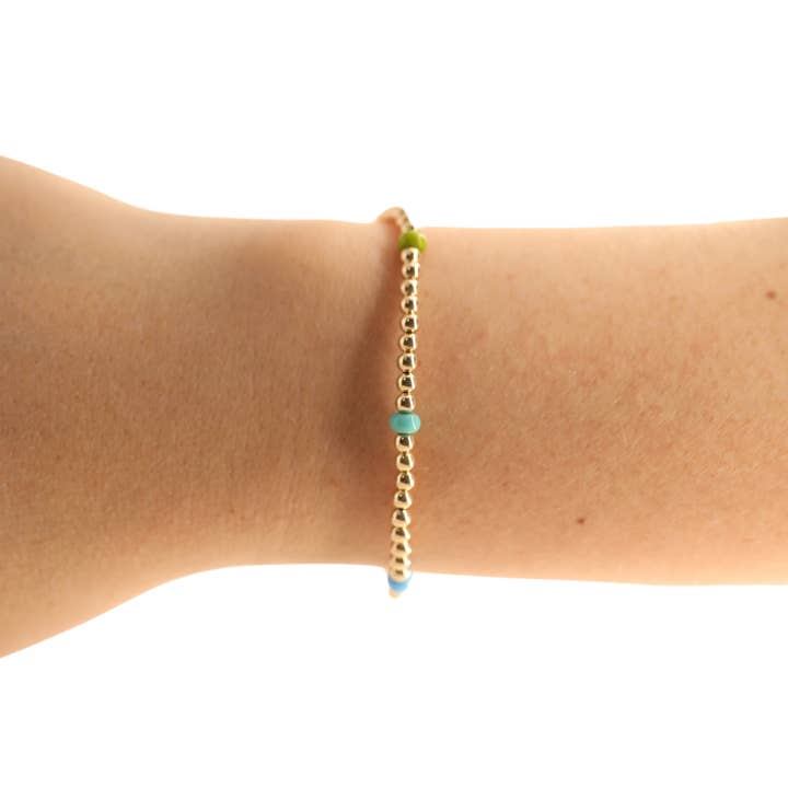 Beaded Blondes - Vente Bracelet de perles - Bracelet Confetti Poppi