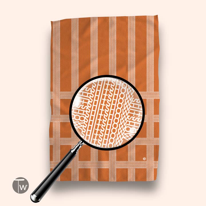 Vintage Shitshow Illusion Fall Edition Tea Towel for wholesale by Twisted Wares