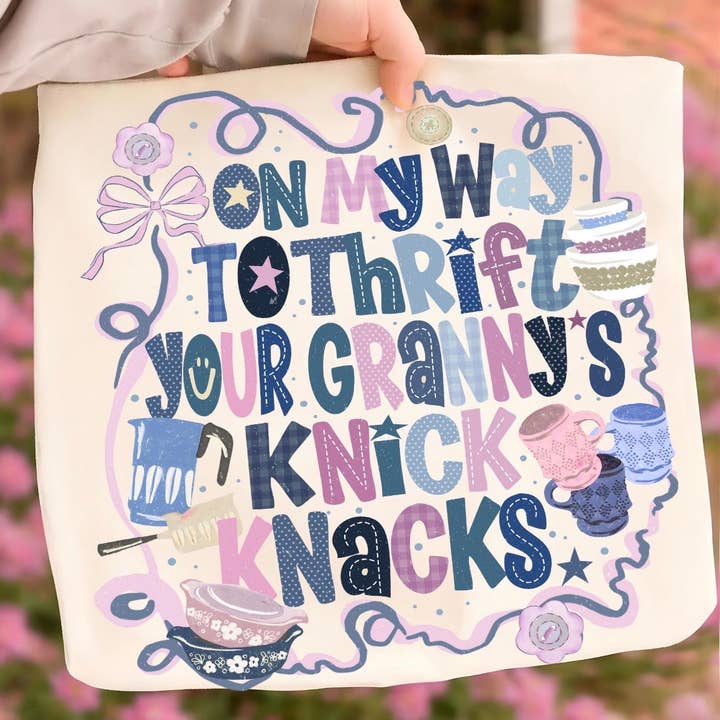 Granny's Knick Knacks Shirt for wholesale by Blazing Oaks Clothing Company