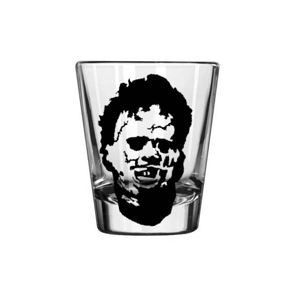 Witchcrafted in MI - Wholesale Shot Glass - Leatherface Texas Chainsaw Massacre Shot Glass Barware Horror Halloween Metaphysical