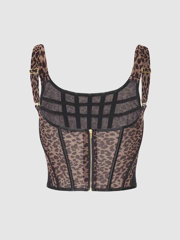 House of Desire - Wholesale Lingerie Set - Women's - CHANTAL MESH BUSTIER & G-STRING SET14