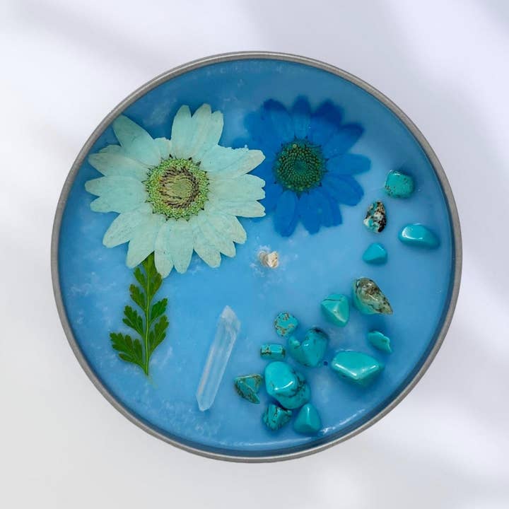 Vela con flores de bayas de enebro para venta al por mayor de Fleetwood Candle Co.