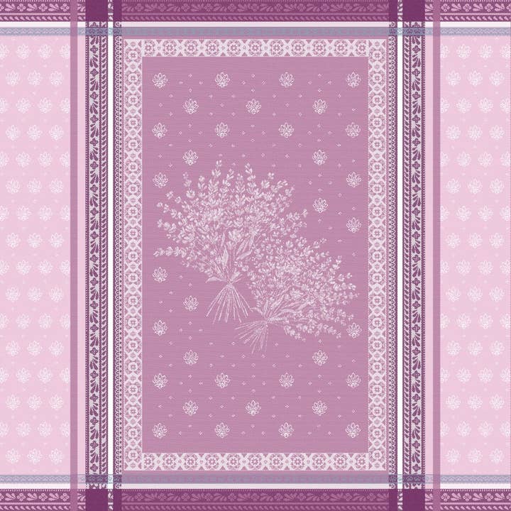 Mierco European Linens - Wholesale Dinner & Cloth Napkin - 5NJ-French Jacquard Napkins-- Lavender