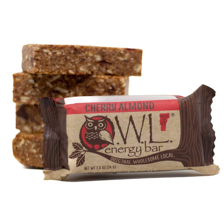 Owl Energy Bar - Wholesale Snack Bar - Cherry Almond OWL Energy Bar (Case of 24)1