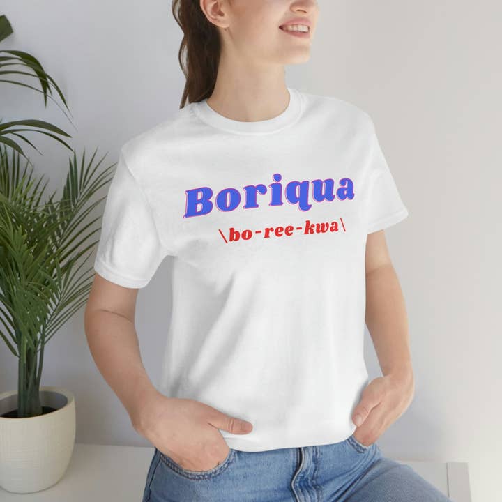 Ortografia Original De Pessoa Nascida Em Boriquen Porto Rico É Boriqua T Shirt Minimalista por atacado de Victorholistics