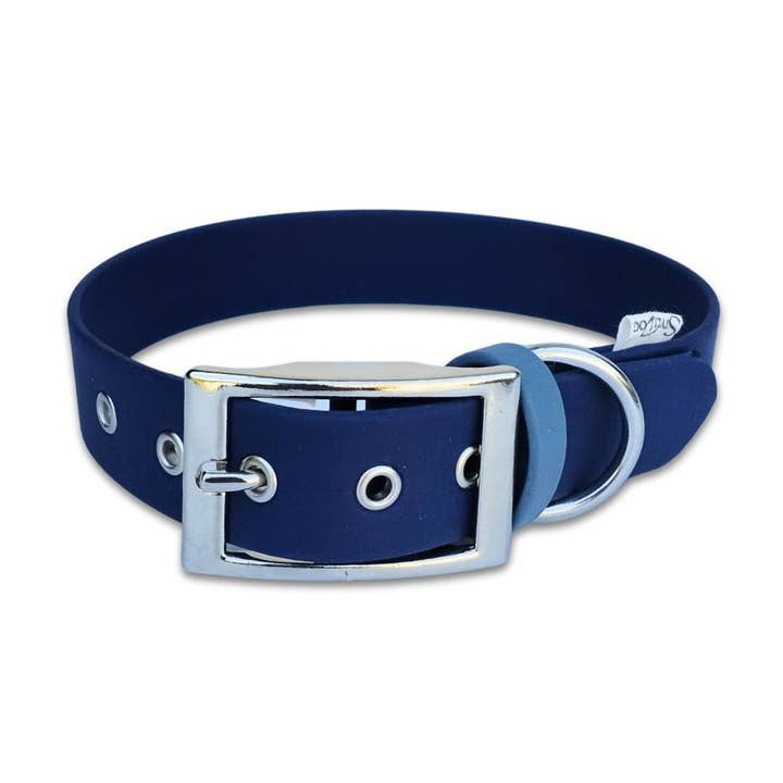 Blueberry, Biothane dog collar handmade in France for wholesale by Stylidog
